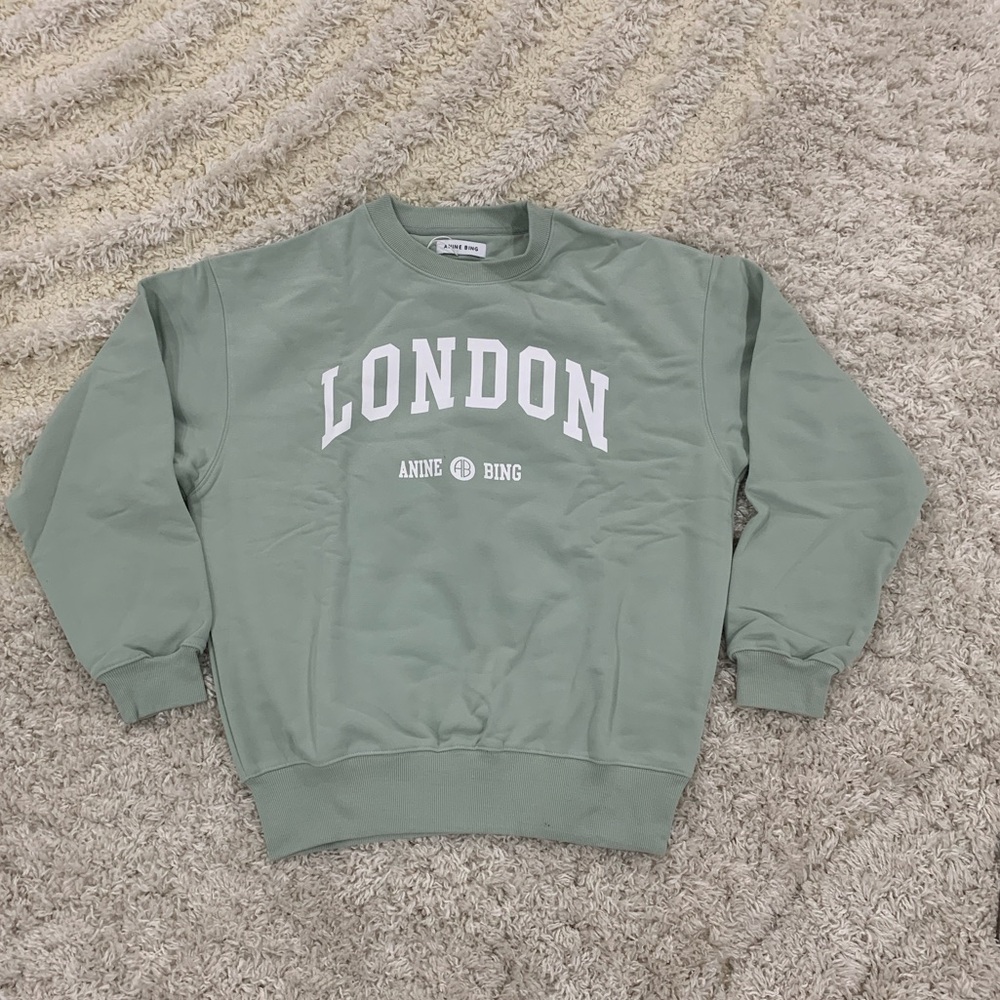 Anine Bing London Teal/Green Sweater Woman’s Sizes Small Medium & Large